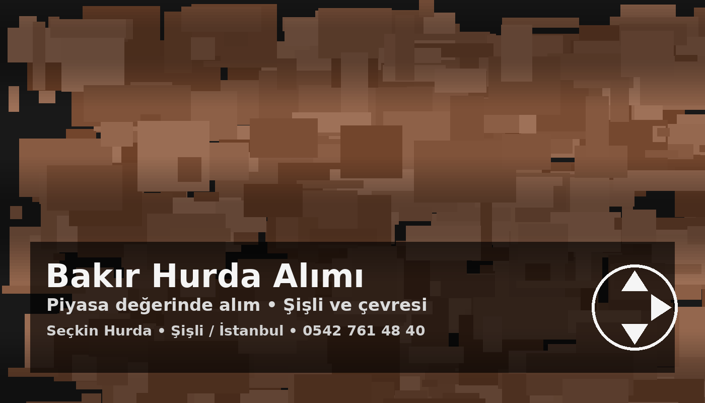 Bakır hurda alımı Seçkin Hurda